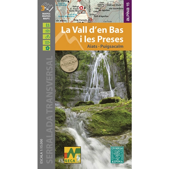  ed. alpina Carpeta Vall d&#39;en Bas/Les Preses 1:15000