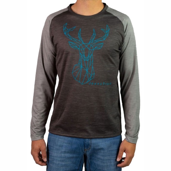 Camiseta jeanstrack Deer Grey