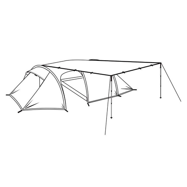  robens Tarp 4 x 4 m
