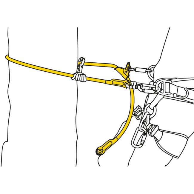 petzl  MICROFLIP lanyard