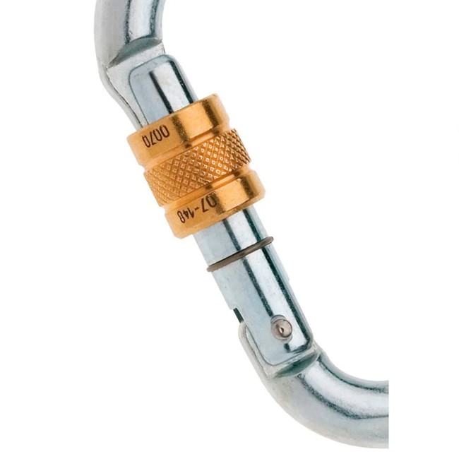 Karabína edelrid HMS Screw Silver