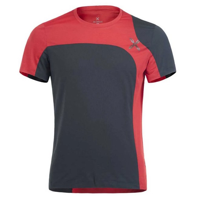 Tričko montura Outdoor Style T-Shirt Nero/Rosso