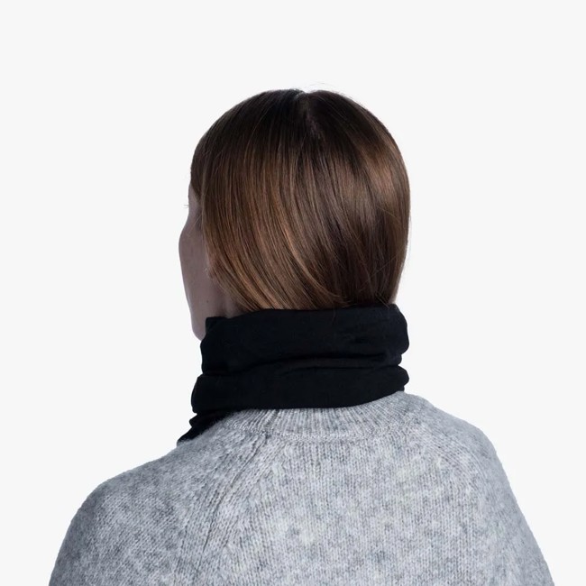 Nackenwärmer Buff Mw Merino Wool Solid Black