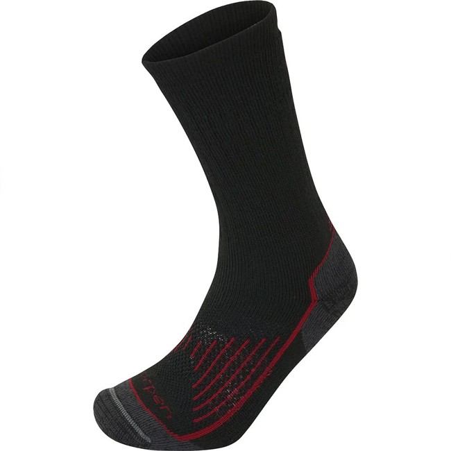 lorpen Socks T2MCM MIDWEIGHT HIKER Blk/Dp Rd