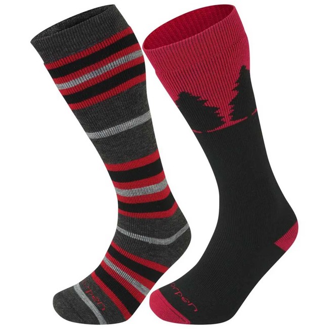 Meias lorpen T1 SKI/SNOWBOARD MERINO 2PACK M