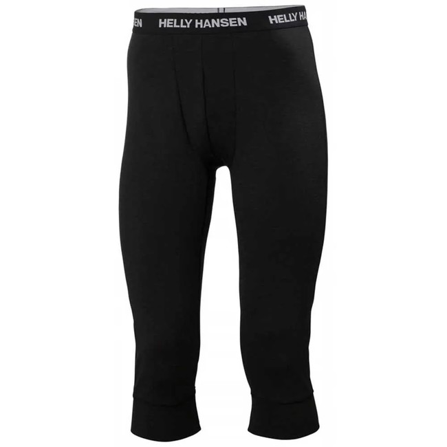 Boxer e slip helly hansen LIFA MERINO MIDWEIGHT 3/4 PANT BLACK