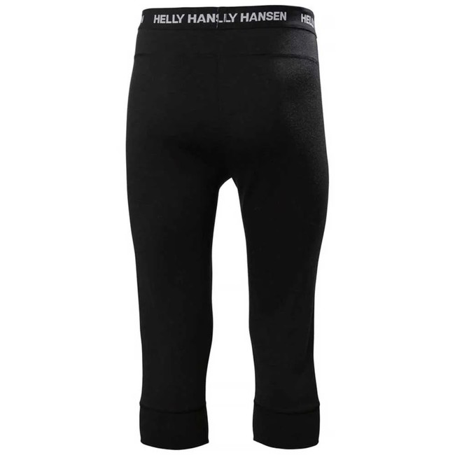 Boxer e slip helly hansen LIFA MERINO MIDWEIGHT 3/4 PANT BLACK