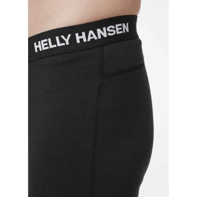 Boxer e slip helly hansen LIFA MERINO MIDWEIGHT 3/4 PANT BLACK