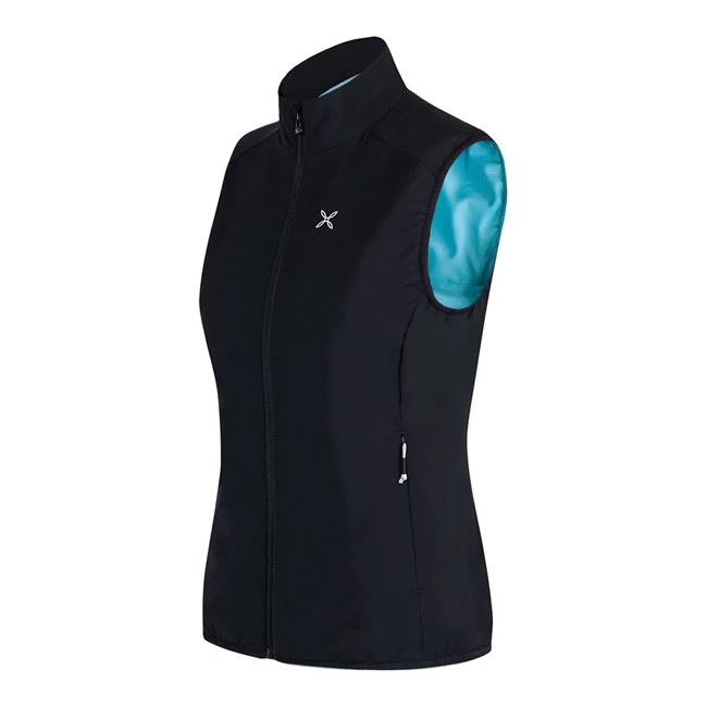 Chaleco Montura Mid Layer Vest Woman Nero