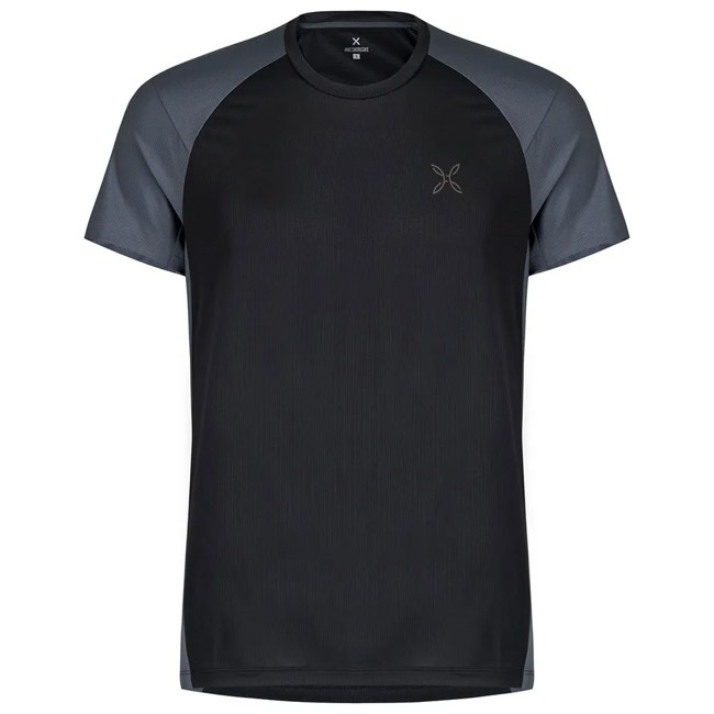 Majica s kratkimi rokavi montura JOIN T-SHIRT Nero/Piombo