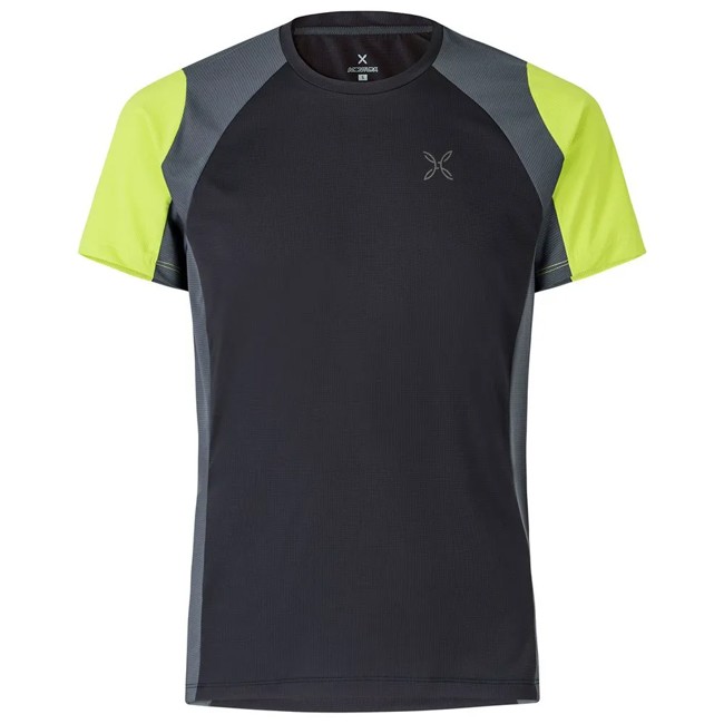 T-shirt montura CHOICE T-SHIRT Nero/Verde Lime