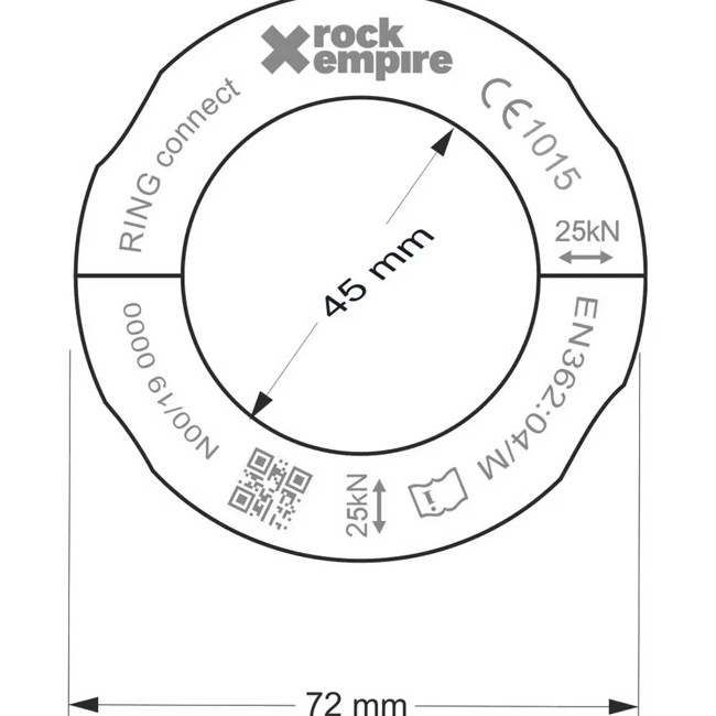 Maillon Rock Empire Ring Connect