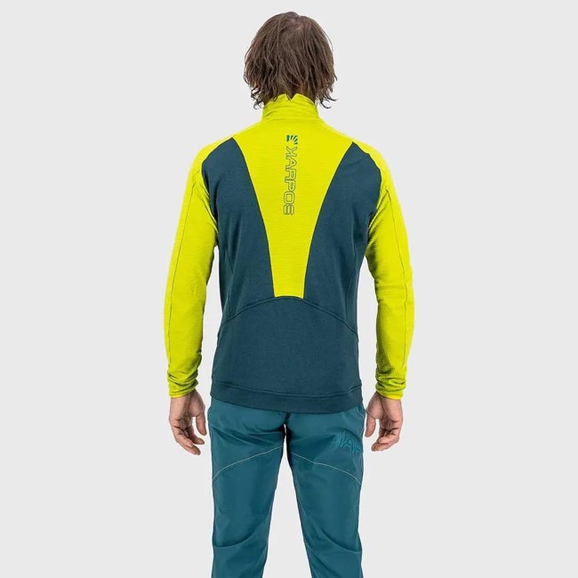 Fleece Karpos Pizzocco Evo Full-zip Fleece Refl.pond