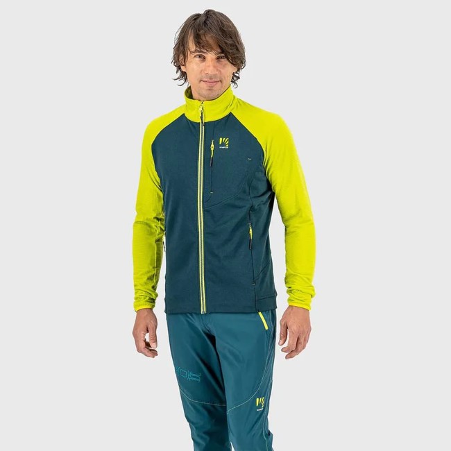 Fleece Karpos Pizzocco Evo Full-zip Fleece Refl.pond