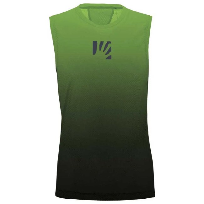 karpos T-shirt VERVE MESH SLEEVELESS Black/Jasmine Gree