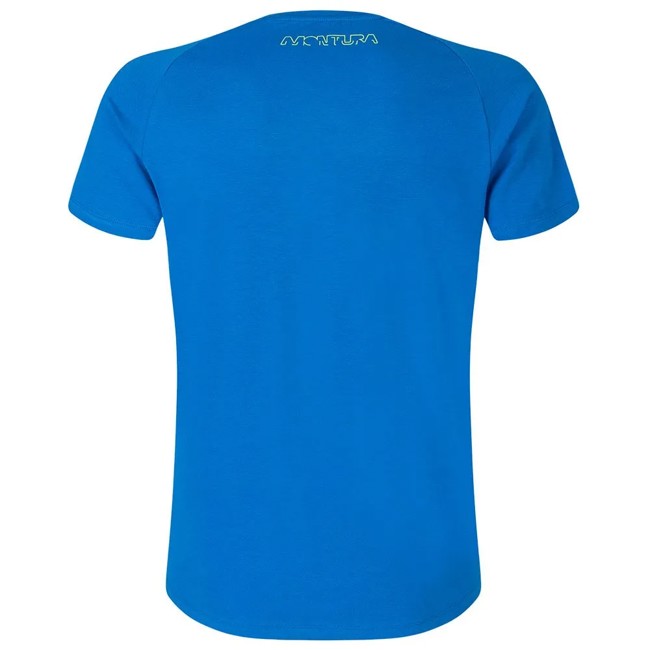 Camiseta montura SPORTY 2 Celeste/Verde Lime
