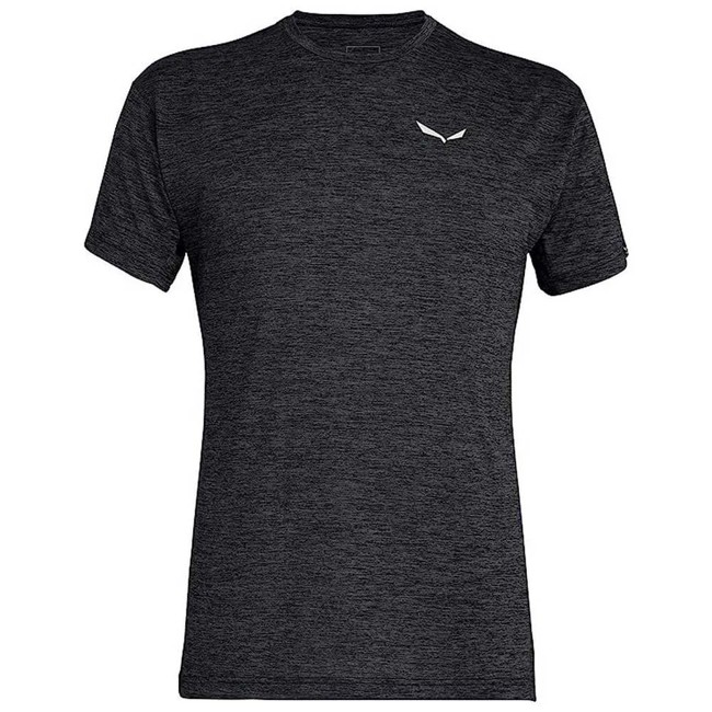 Marškinėliai Salewa Puez Melange Dry S/s Tee Black Out Mel