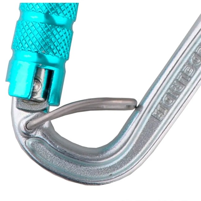 Mosquetão Edelrid Bruce Steel Triple Fg Ii Icemint