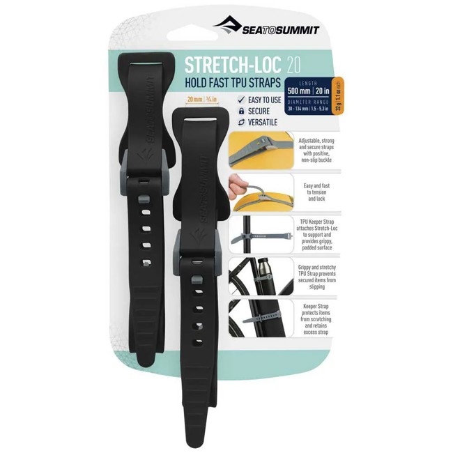 Taśma Do Wspinaczki Sea To Summit Stretch-loc 20 -20x500mm Negra 2uds