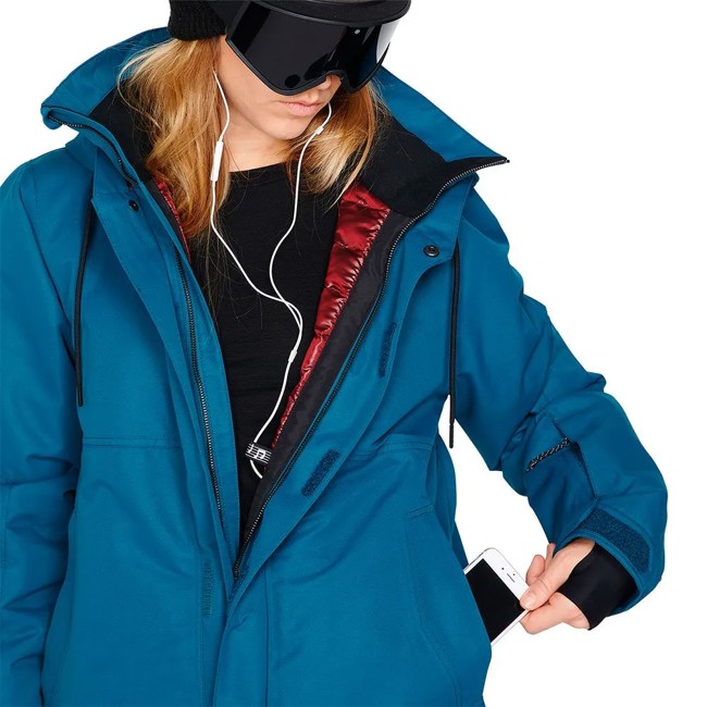 Parka Volcom Paxson 2l Tds Inf Storm Blue