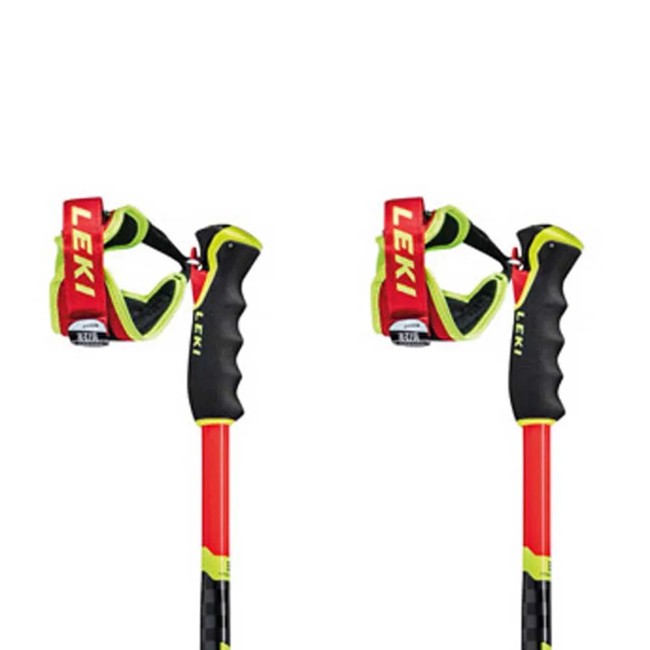 Hůlky Leki Gs 3d Bright Red-black-neonyellow