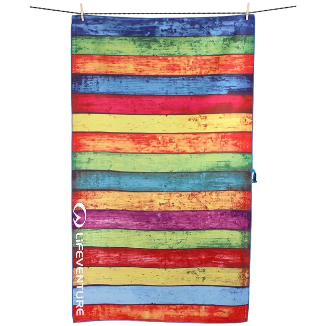 Rankšluostis Lifeventure Softfibre Trek - Striped Planks