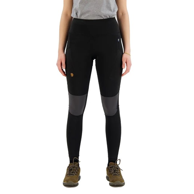 Tinklelis fjällräven Abisko trek Tights Pro W BLK-Iron Grey