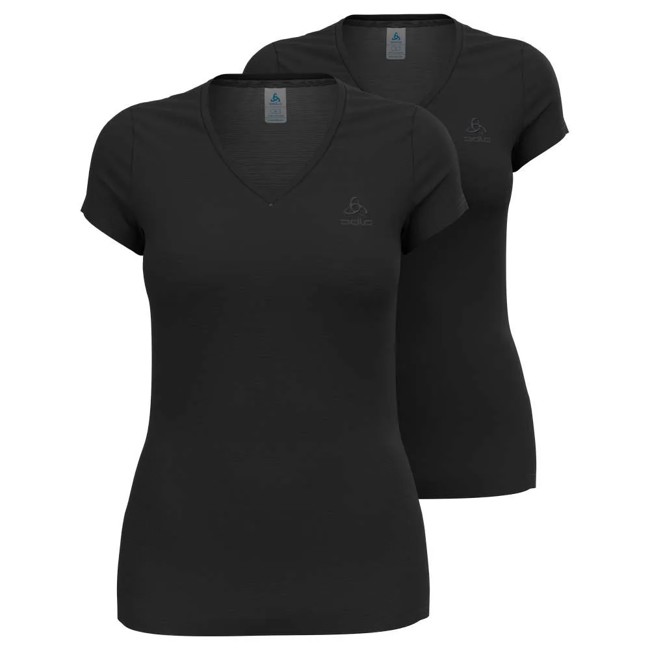 Marškinėliai odlo TOP V S/S ACTIVE EVERYDAY ECO 2P Blac