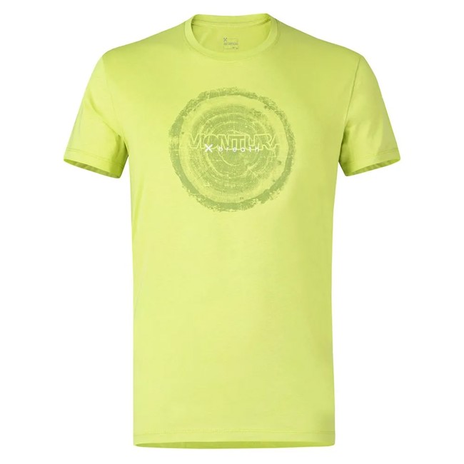 Marškinėliai montura BREATH T-SHIRT Verde Lime/Bianco Delave'