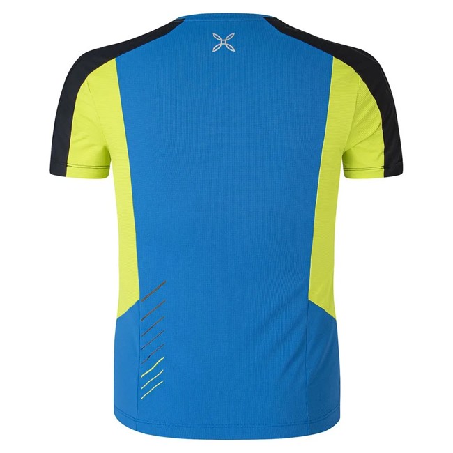 montura T-shirt FLY T-SHIRT Celeste/Verde Lime