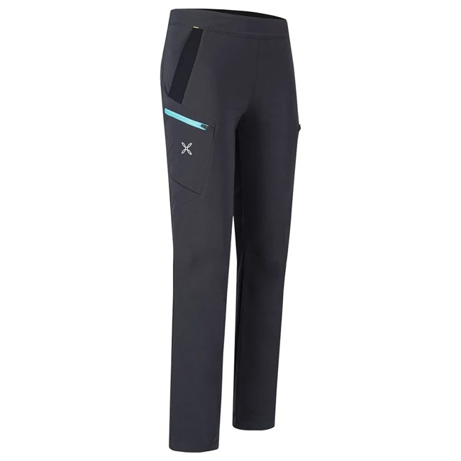 Housut Montura Speed Fly Pants Woman Ardesia/care Blue
