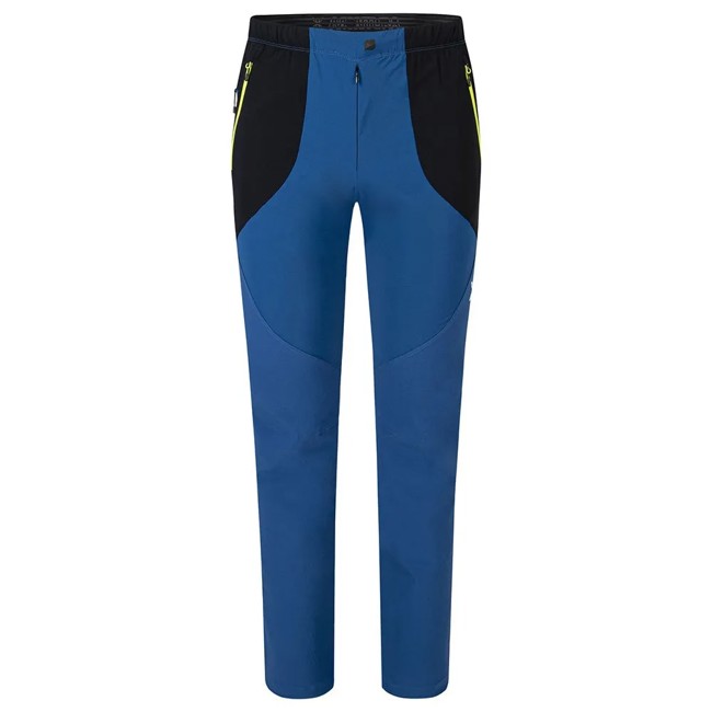 Broek montura Outline -5 CM PANTS Deep Blue/Verde Lime