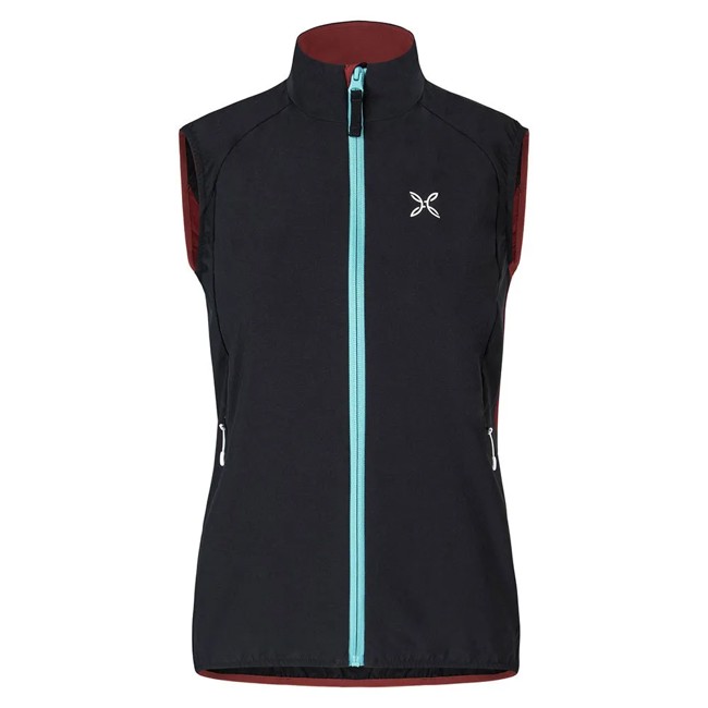 Colete montura FLASH SKY VEST WOMAN Nero/Tobacco