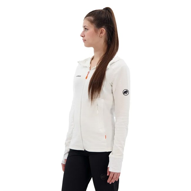 Bunda Mammut Light Ml Hooded Jkt Women White