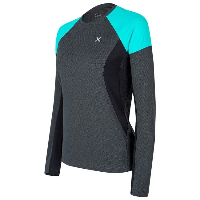 Camiseta Montura First Maglia Woman Antracite/care