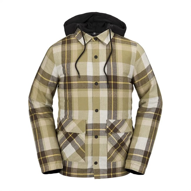 Jacka volcom RIDING FLANNEL Khakiest