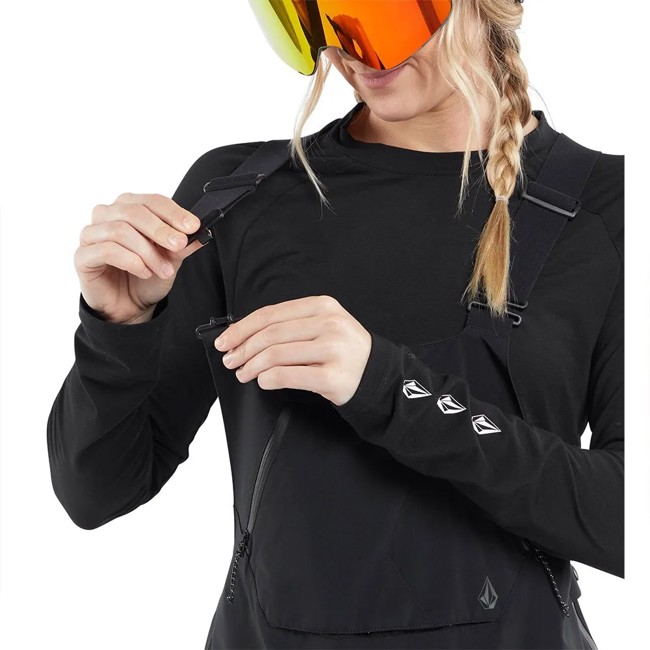 Housut Volcom Elm Stretch Gore Bib Overall Black