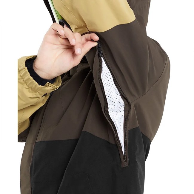 Chaqueta Volcom L Ins Jkt Brown