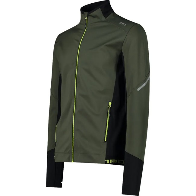Takki Cmp Jacket Hybrid Oil Green