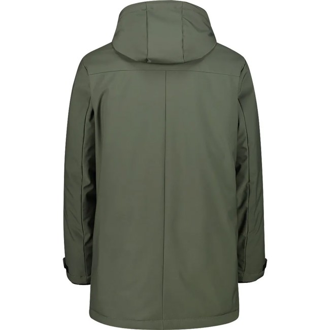 Parka Cmp Snaps Hood Oil Green