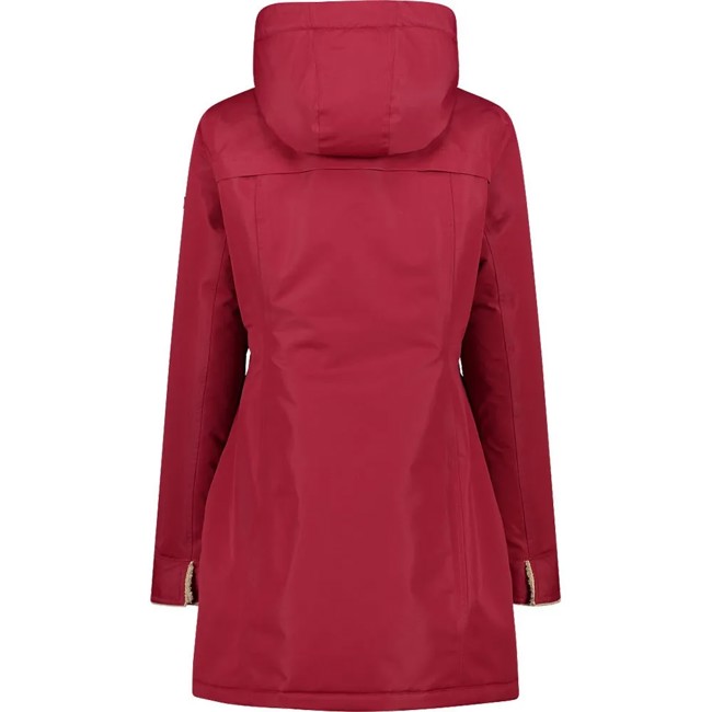 Parka Cmp Woman Fix Hood Anemone