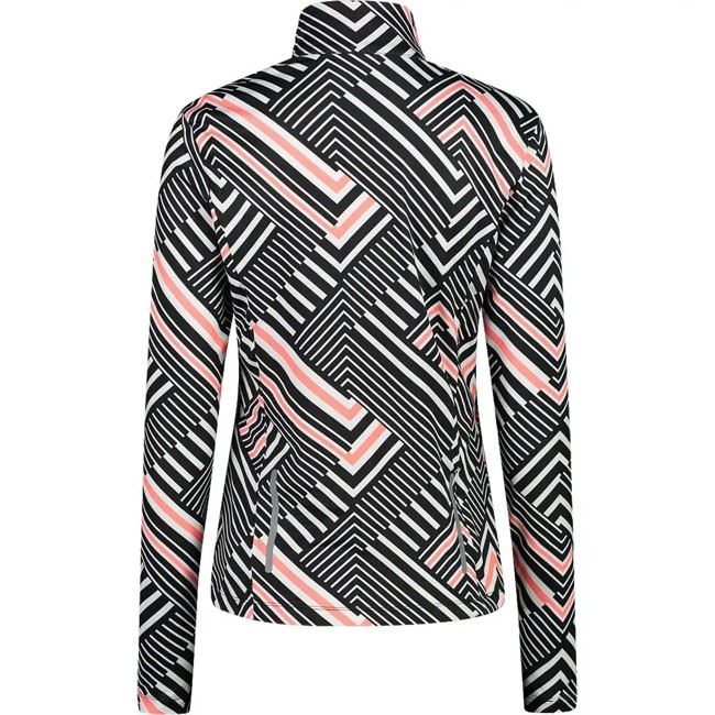 T-paita Cmp Sweat Nero-red Fluo