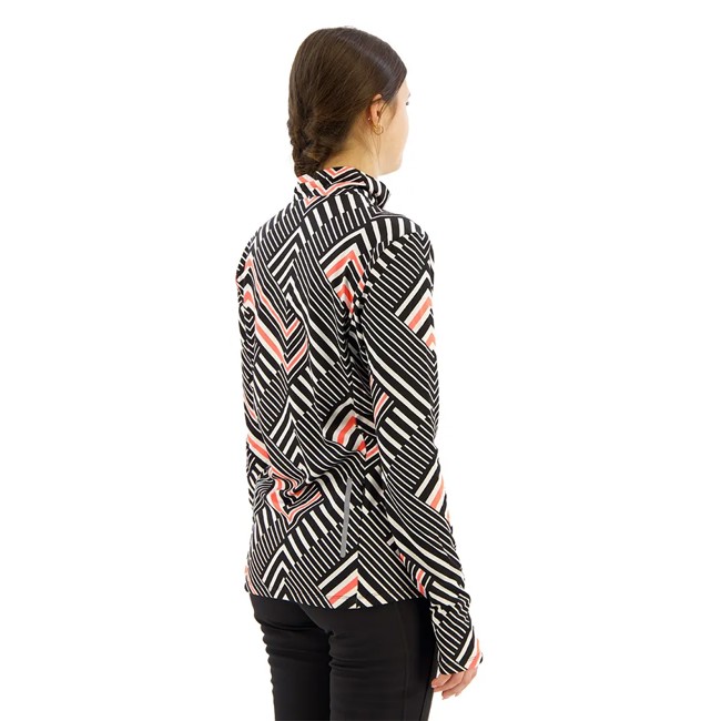 T-paita Cmp Sweat Nero-red Fluo