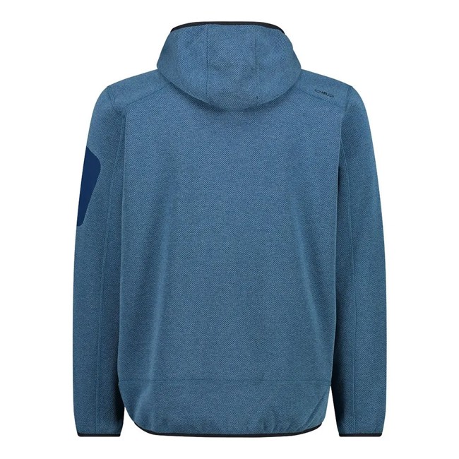 Fleeceová Mikina Cmp Fix Hood Petrol-ant