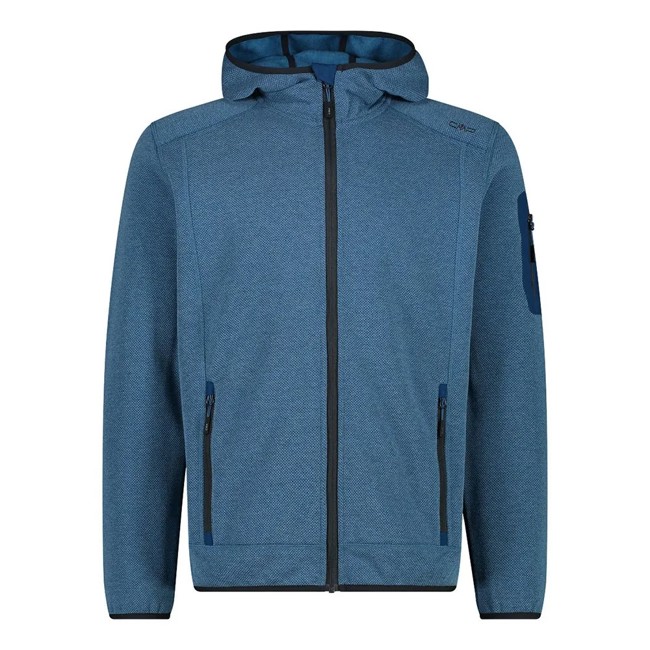 Polarfleece cmp FIX HOOD PETROL-ANT
