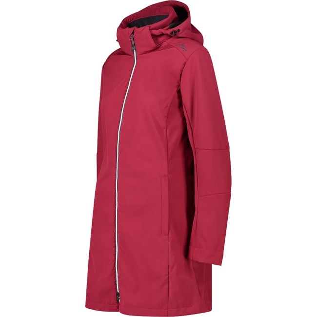 Parka Cmp Woman Zip Hood Anemone