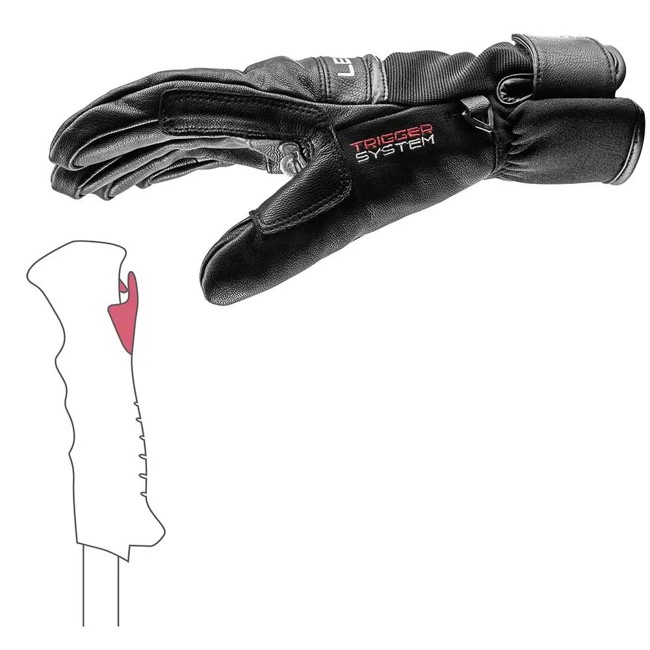 Kesztyűk Leki Lightning 3d