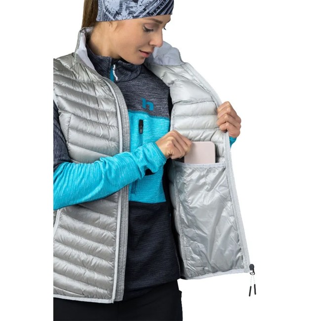 Telovnik Hannah Aryka Light Gray Stripe