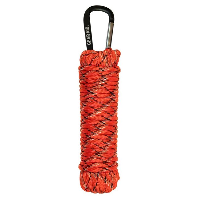 Virvelė Gear Aid 550 Paracord 9m Reflective + Snap Hook