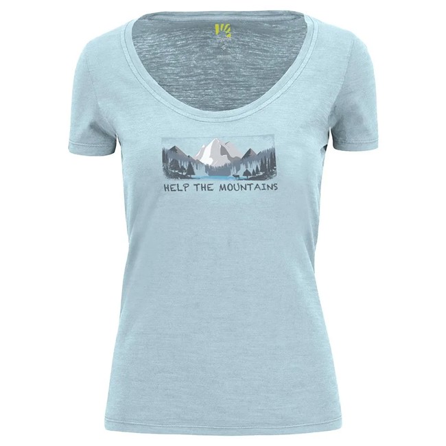 karpos T-shirt AMBRETTA W T-SHIRT Aquamarine